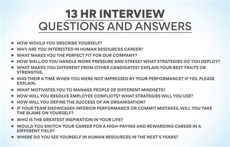 Questions to Ask Human Resources During Interview